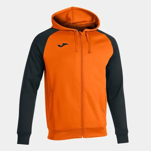 ACADEMY IV ZIPUP HOODIE ORANGE BLACK