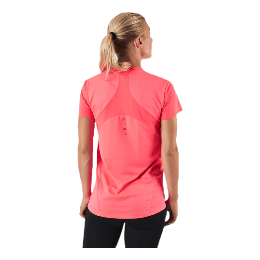 Adidas Training Heat Ready Tee Pink/Red