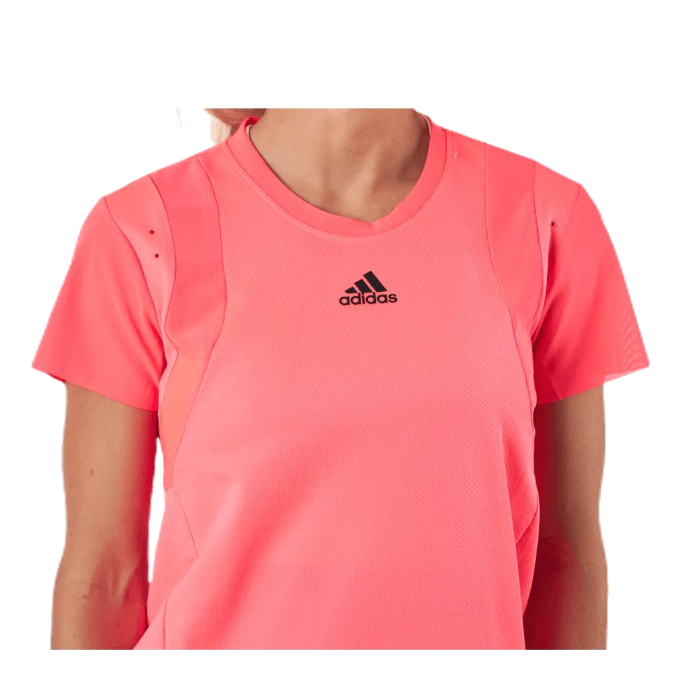Adidas Training Heat Ready Tee Pink/Red
