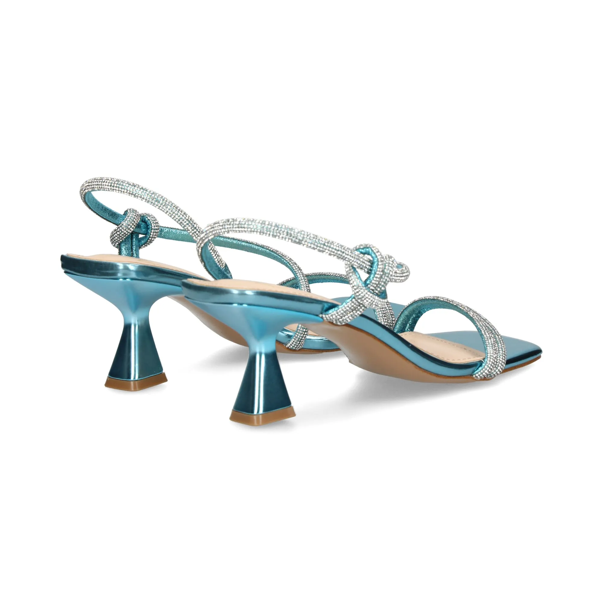 ALMA BLUE Sandalias con tacón de Mujer SKY