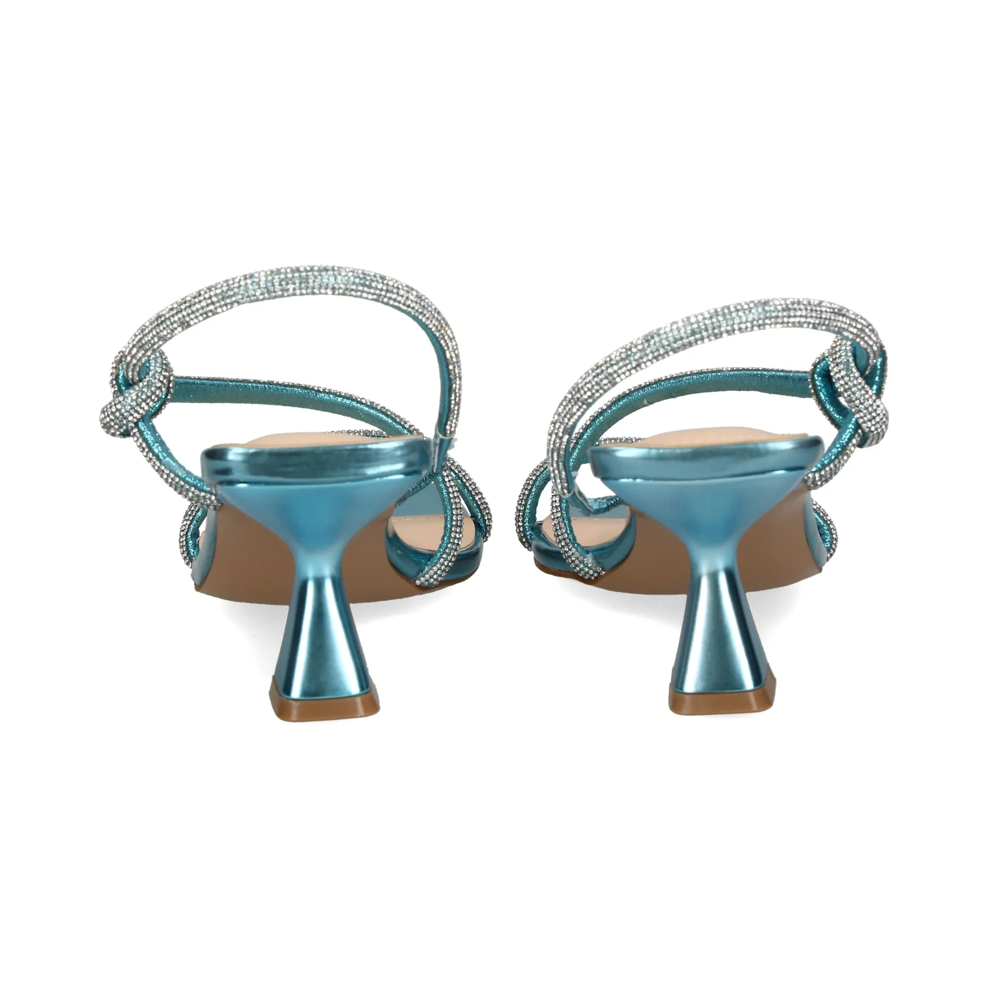 ALMA BLUE Sandalias con tacón de Mujer SKY