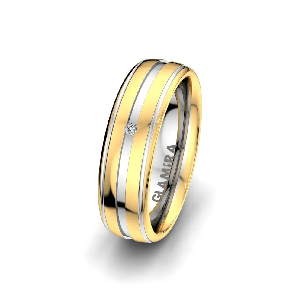 Anillo Boda Mujer Elegant Destiny 6 mm