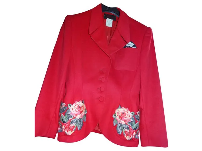 Autre Marque Chaqueta Lolita Lempicka 90% laine 10% cachemire Roja 