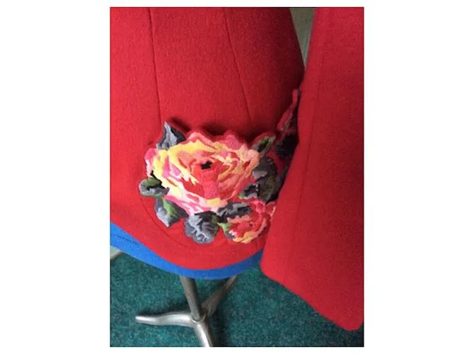 Autre Marque Chaqueta Lolita Lempicka 90% laine 10% cachemire Roja 