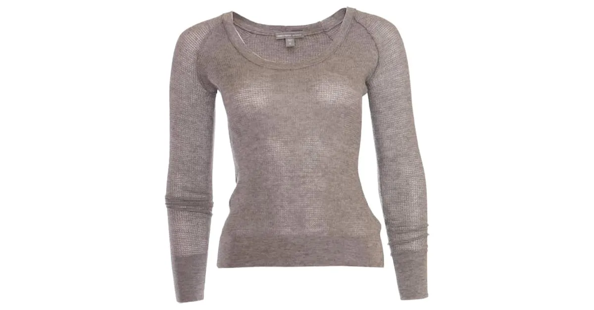 Autre Marque James Perse, top de punto gris 