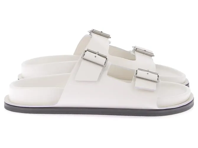 Autre Marque Sandalias ST AGNI T.EU 40 Cuero Blanco 