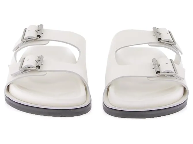 Autre Marque Sandalias ST AGNI T.EU 40 Cuero Blanco 