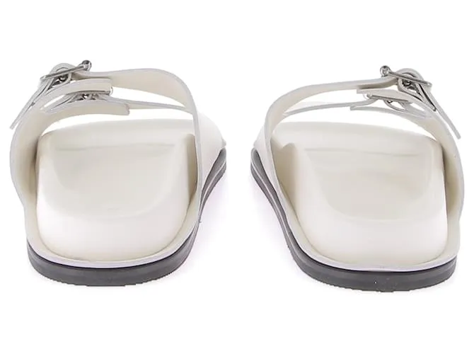 Autre Marque Sandalias ST AGNI T.EU 40 Cuero Blanco 