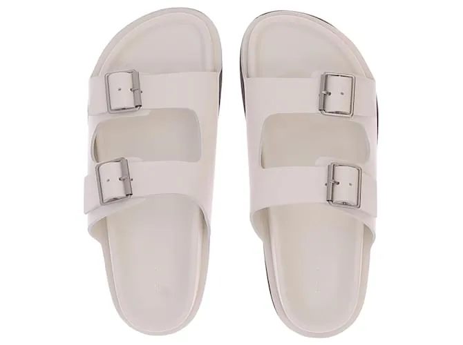 Autre Marque Sandalias ST AGNI T.EU 40 Cuero Blanco 