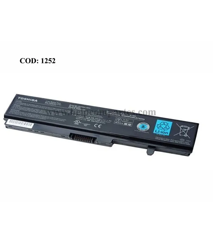 BATERIA TOSHIBA 10.861WH/T110/T130/T130D/T115/T135/T115D/T215D/T110/T110D 5300MAH/ BK