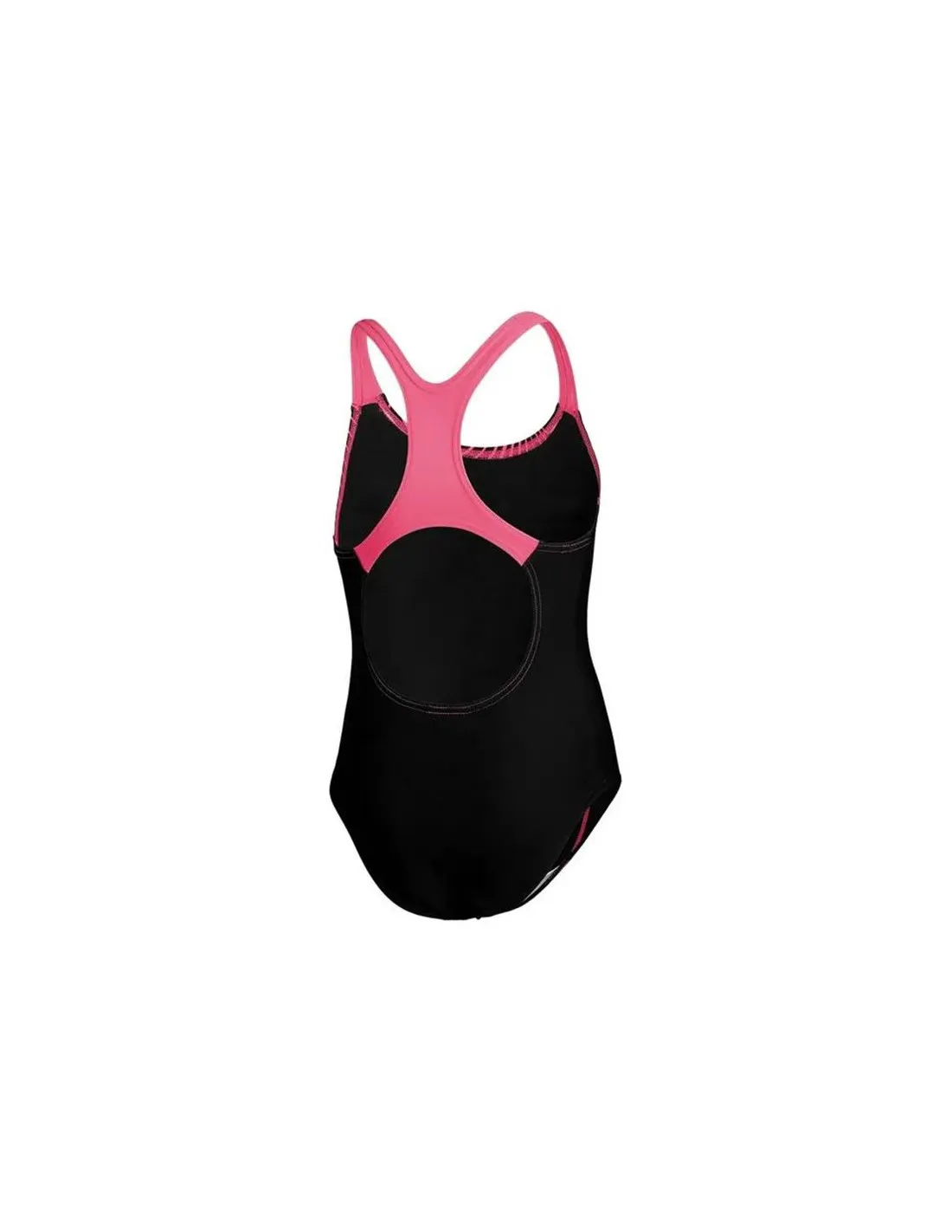 Bañador de Natación Speedo Medley Logo Medalist Niña Negro/Rosa