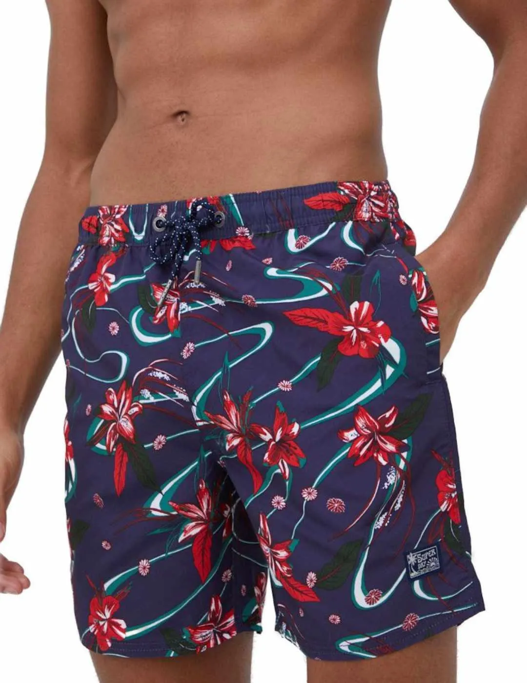 BAñADOR SUPERDRY HAWAIIAN MARINO PARA HOMBREA