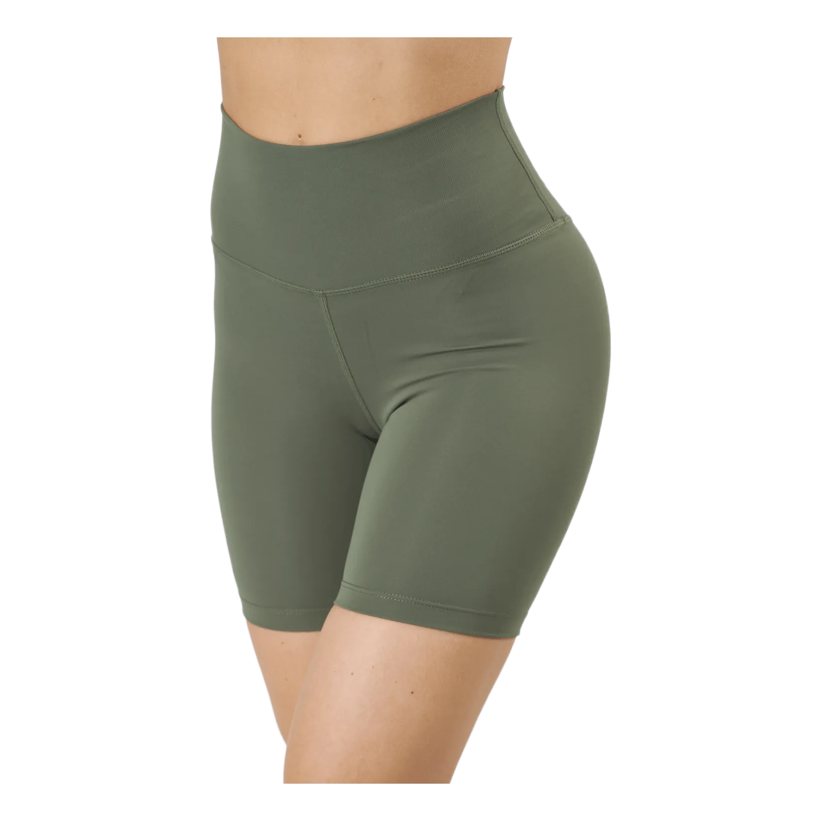 Better Bodies Core Biker Shorts Washed Green
