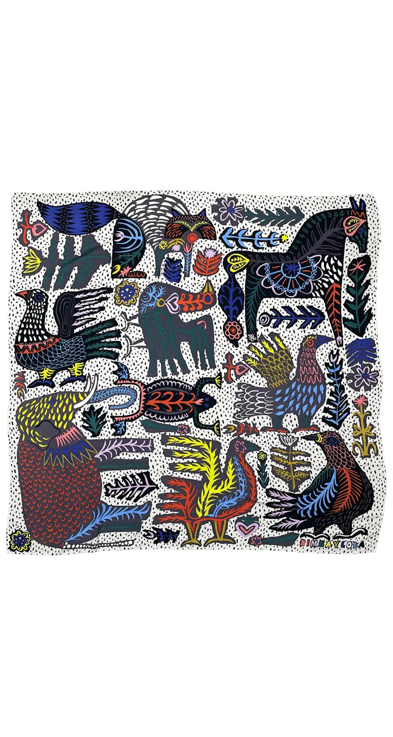 BIMBA Y LOLA Pañuelo Estampado Multicolor