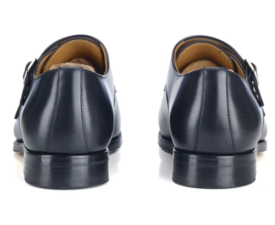 BLACK DOUBLE BUCKLE SHOES  CHIGWELL