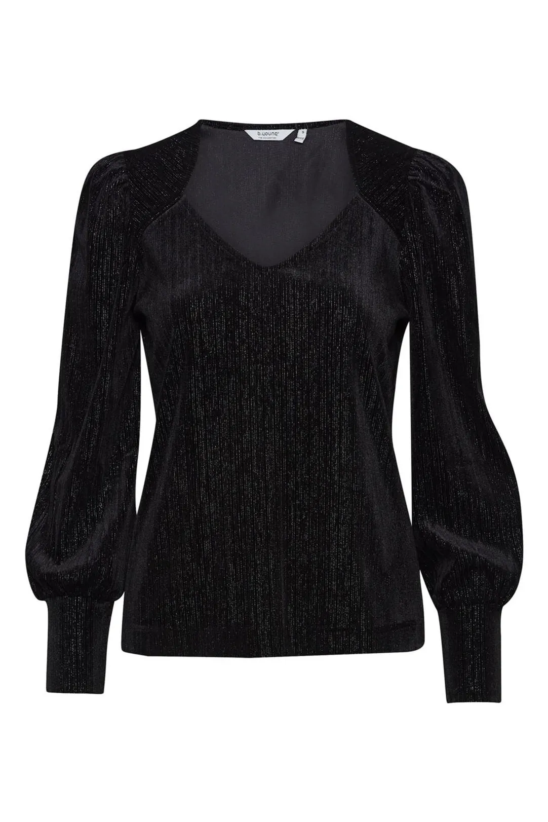 Blusa brillo Bypinea negro