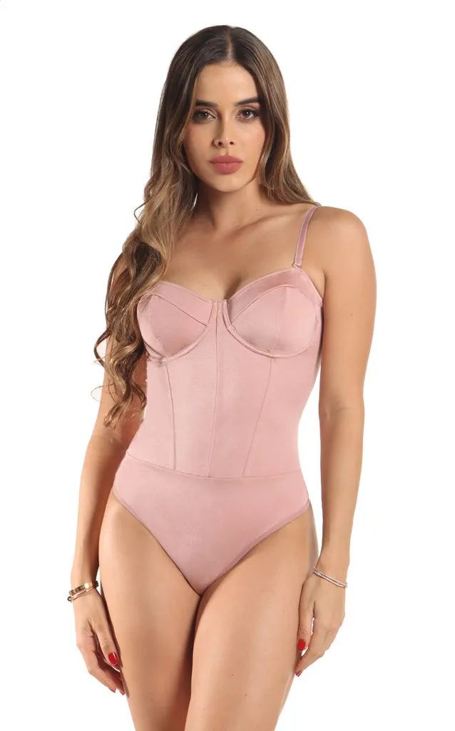 Body Rosa Viejo Satinado