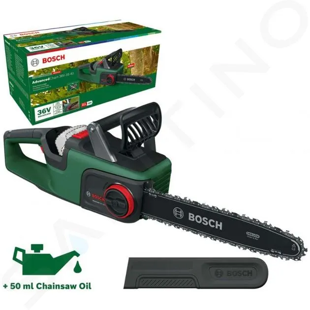BOSCH HERRAMIENTAS DE JARDINERíA  36V AKU MOTOSIERRA 35 CM, 1X BATERíA 2,0 AH LIION, CARGADOR 06008B8600
