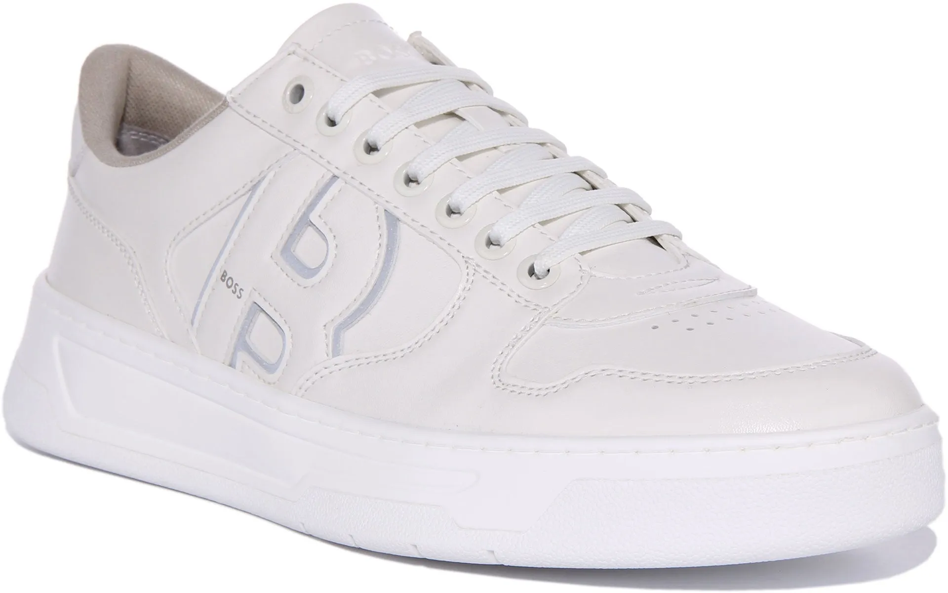 Boss Baltimore Tenn RCYPU Zapatillas con cordones para hombre en blanco