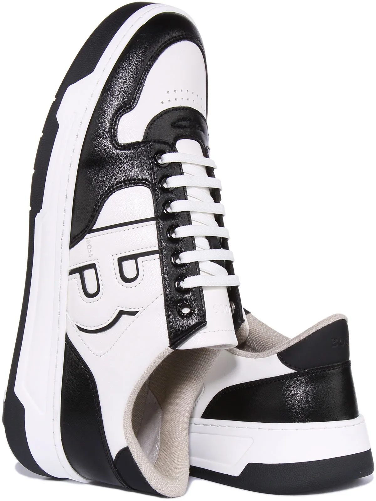 Boss Baltimore Tenn RCYPU Zapatillas con cordones para hombre en blanco