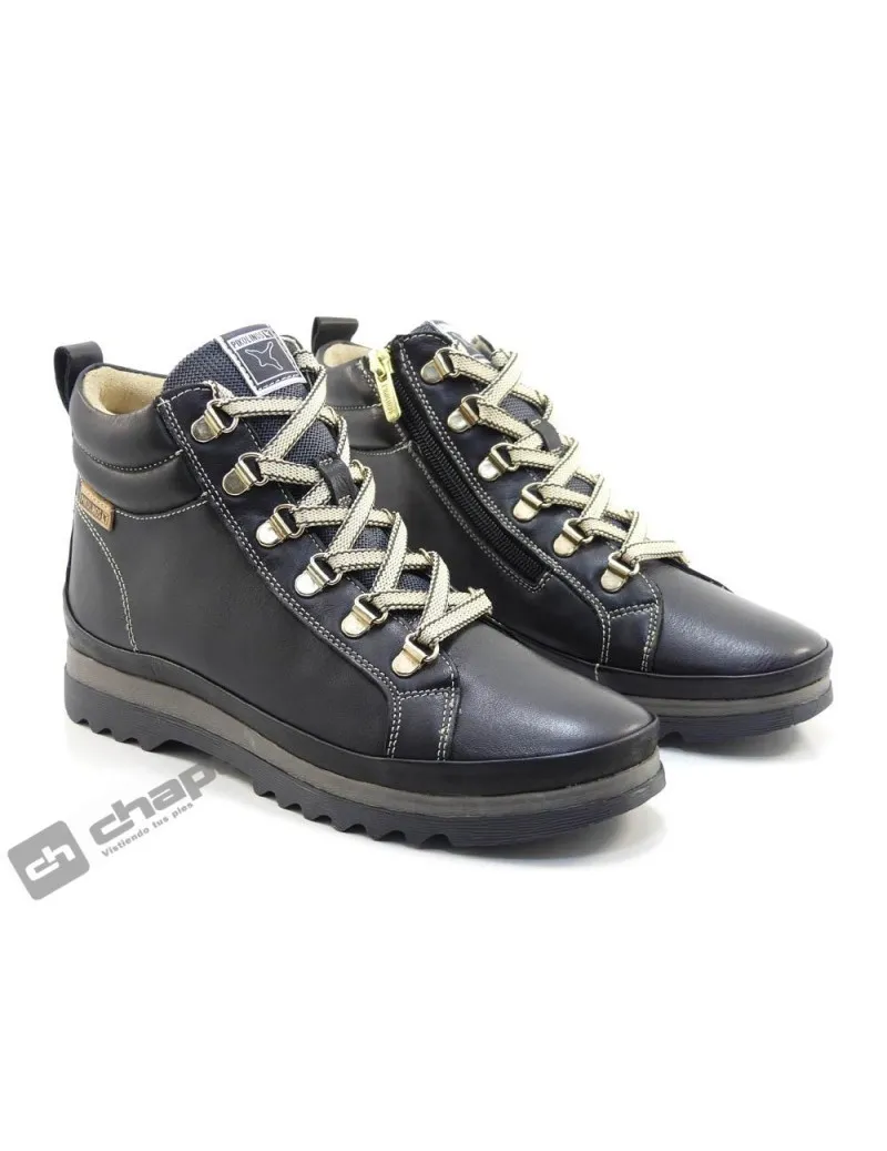 BOTINES NEGRO PIKOLINOS W3W8564