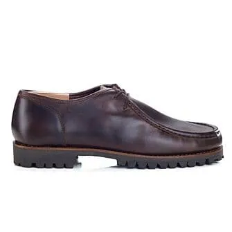 BROWN DERBY SHOES  RUBBER OUTSOLE  COLNEY GOMME