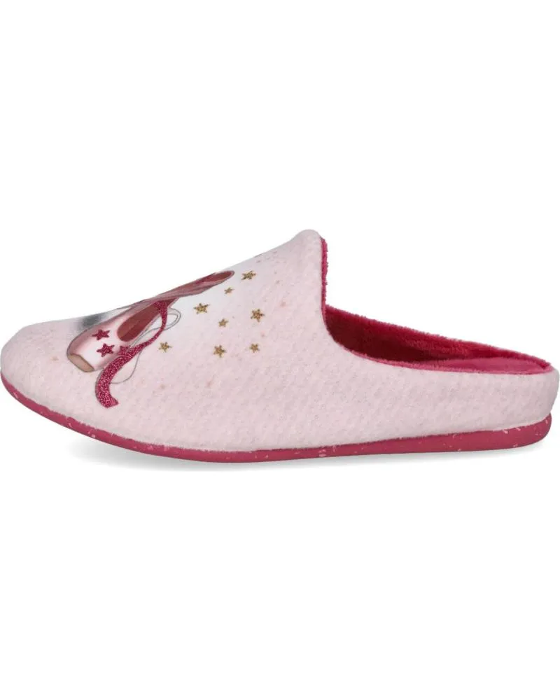 CALZADO DE CASA DE NIñA GARZON N4746246 ZAPATILLAS DE CASA NIN ROSA