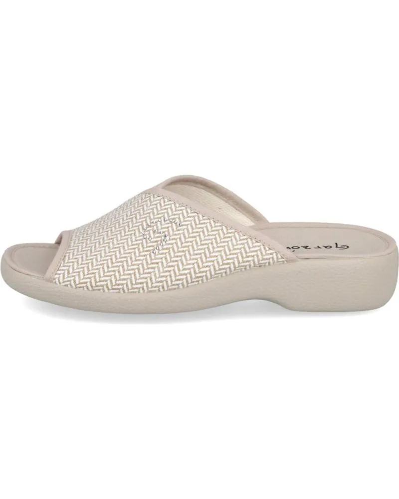 Calzado de casa GARZON  de Mujer 3258 150 ZAPATILLAS CASA MUJER  BEIGE