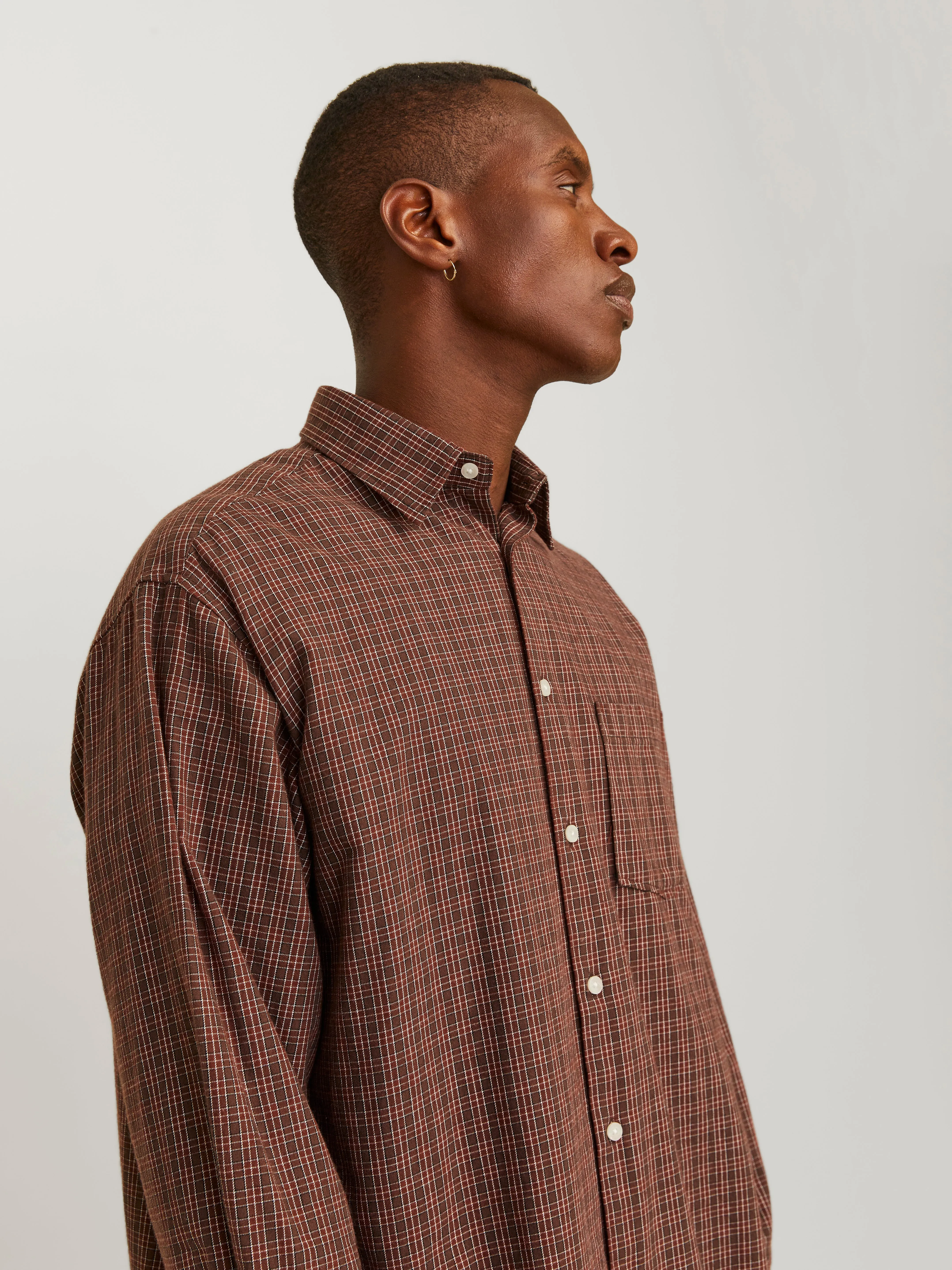 Camisa Corte oversized | Rojo oscuro | Jack & Jones®