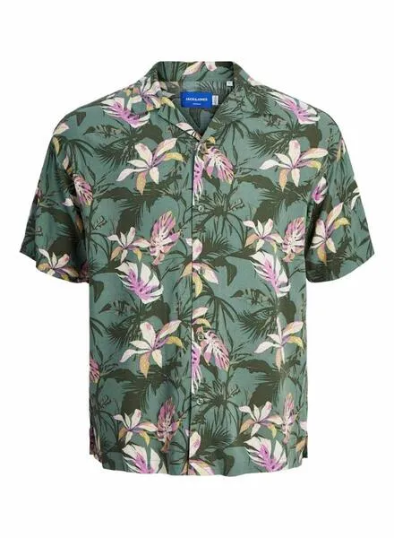 Camisa Jack and Jones Luke Verde Para Hombre