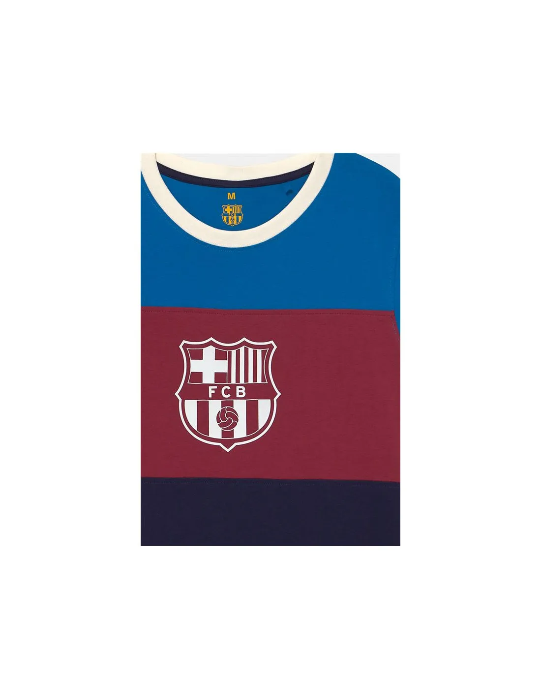 Camiseta F.C.Barcelona Tricolor Escudo Barça Junior