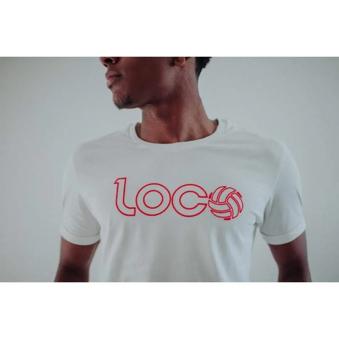 Camiseta Loco Marco Lenders Blanco Rojo | Loco