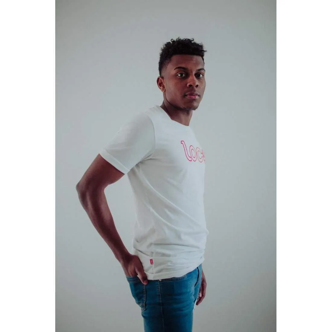 Camiseta Loco Marco Lenders Blanco Rojo | Loco