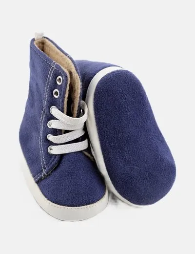 C&A Bota azul cordón