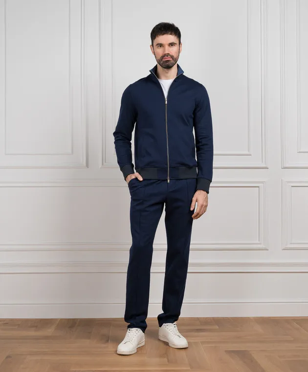 CAPOBIANCO Blue sports pants