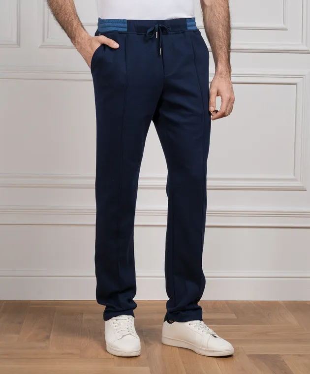 CAPOBIANCO Blue sports pants