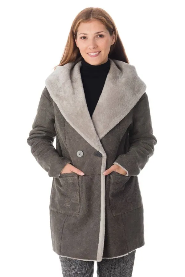 Cazadora Mujeres Intuition Voyelle Taupe Vieilli