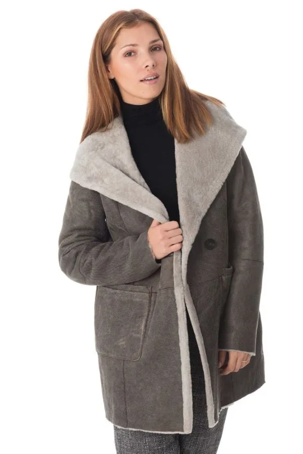Cazadora Mujeres Intuition Voyelle Taupe Vieilli