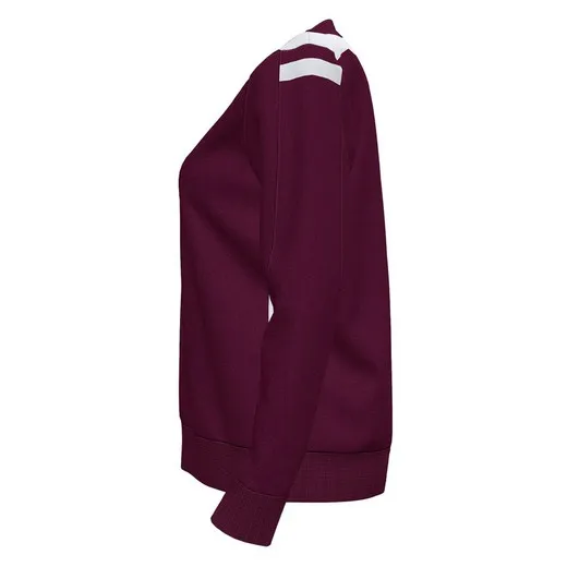 Championship Vi Full Zip Sweatshirt Burgundy White