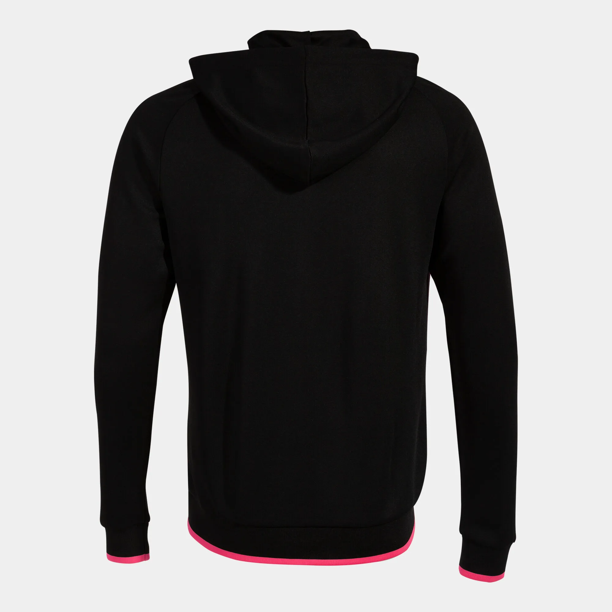 Chaqueta con capucha hombre Tiger V negro rosa flúor