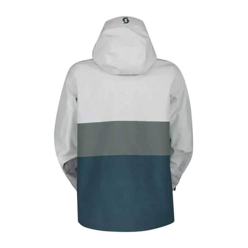 Chaqueta de esquí para hombre Scott Vertic 3l (gris claro/verde grisáceo)