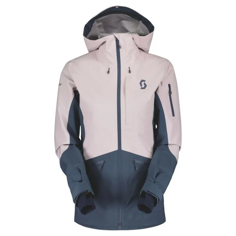 Chaqueta esquí Scott Vertic 3l (Sweet pink/metal blue) Mujer