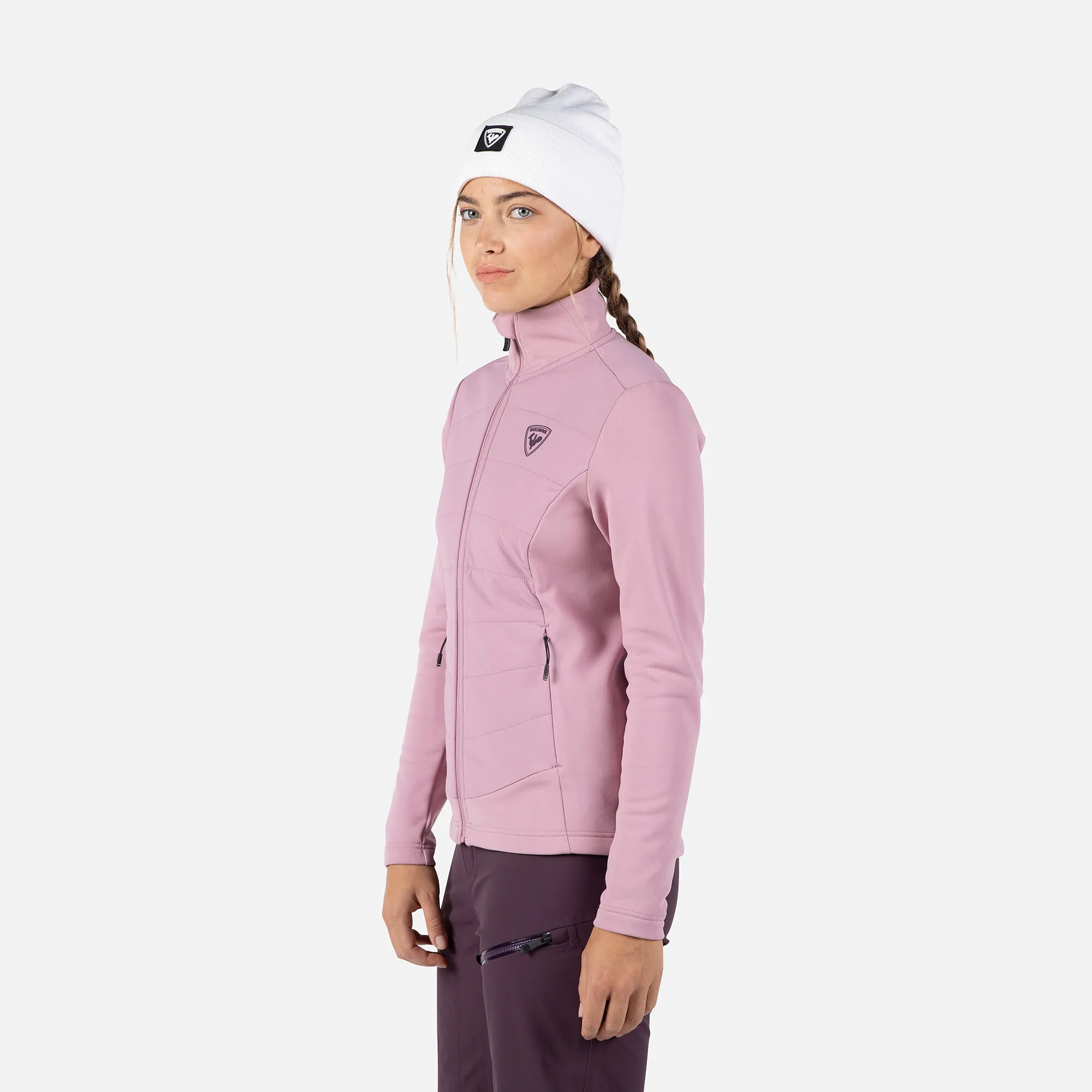 Chaqueta híbrida mujer con cremallera integral Classique