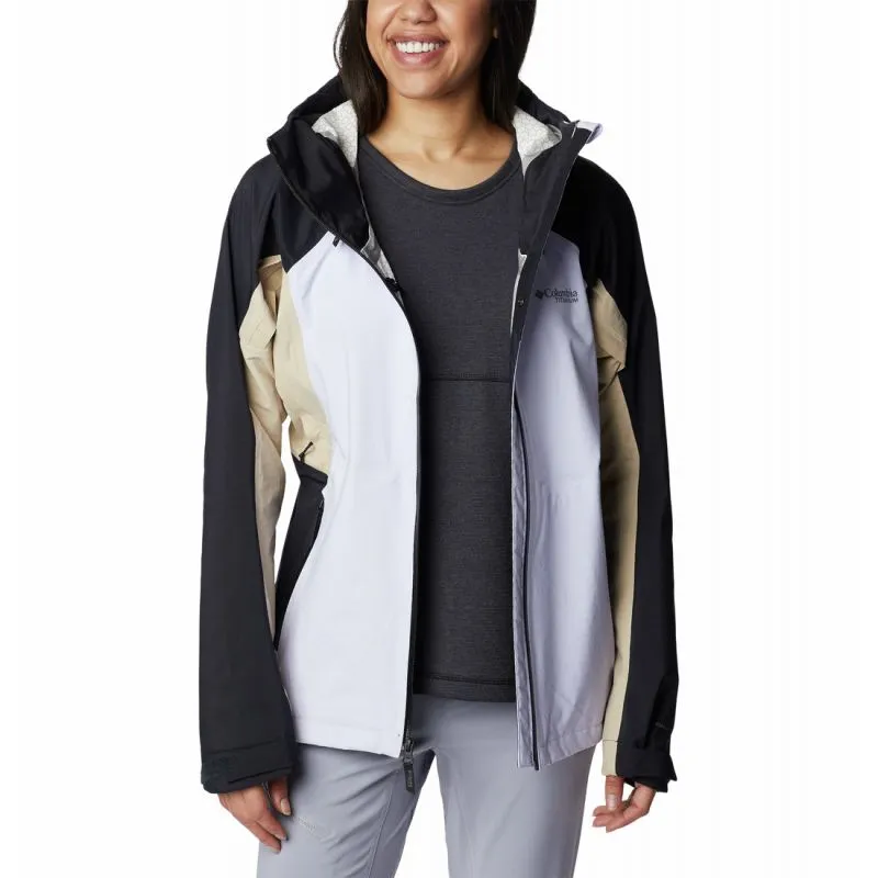 Chaqueta impermeable Columbia Mazama Trail™ Shell (Purple Tint, Black) mujer