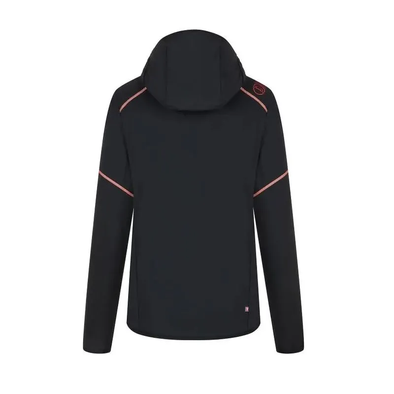 Chaqueta trail running mujer La Sportiva Koro (Cherry Tomato/Negro)