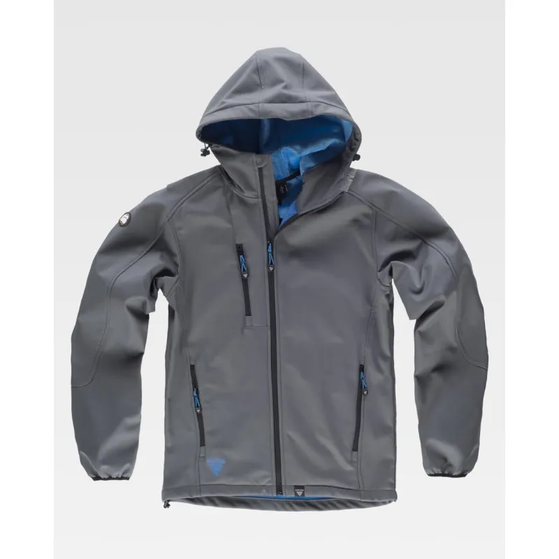 Chaqueta Workshell unisex WORKTEAM S9499 con capucha