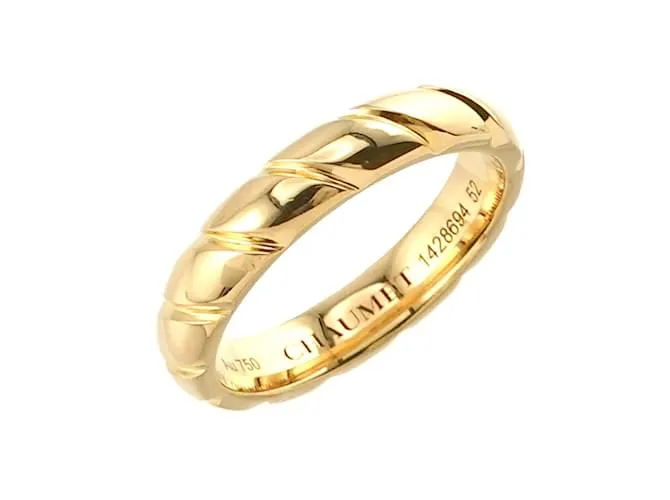 Chaumet Anillo Torsade #52 en oro amarillo de 18K Dorado 