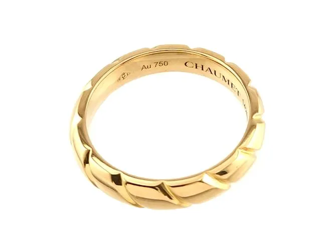 Chaumet Anillo Torsade #52 en oro amarillo de 18K Dorado 