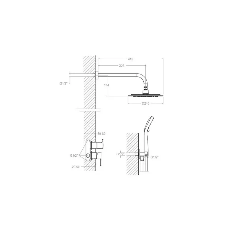 CONJUNTO DE DUCHA BLAUTHERM  RAMÓN SOLER