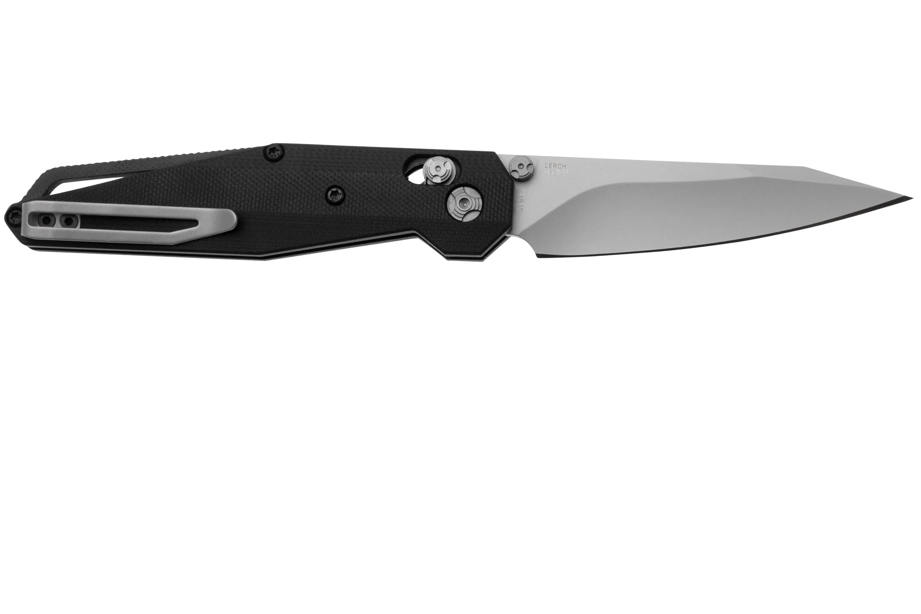 CRKT LCBK 3830 Crossbar Lock, Black G10 navaja, Matthew Lerch design